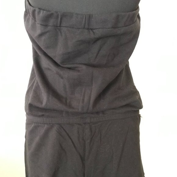 Black  strapless shorts romper L - Picture 3 of 4